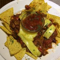 Vegan nachos  at The Black Horse in Endon