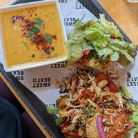 3-1 soup, avo toast and salad at Sweet Beat Cafe in Sligo