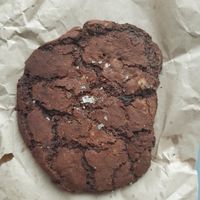 Massive chocolate cookie at Sweet Beat Cafe in Sligo