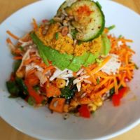 Tasty tasty salad! at Sweet Beat Cafe in Sligo