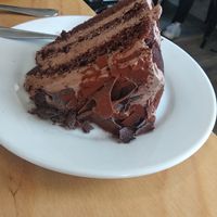 Chocolate cake  at Sweet Beat Cafe in Sligo