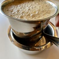 South Indian filter coffee at Sagar Vegan & Vegetarian Restaurant - Harrow in North West London