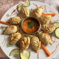 Momo frittiert   at Namaste Nepal in Chemnitz