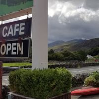 great views from outside seating at Moel Siabod Cafe in Betws-y-coed