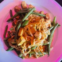 Monsoon Tofu (subbed rice noodles for rice)  at Lemon Grass Fusion Bistro in Columbus