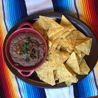 Refried beans at Montezuma's in Coolangatta