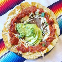 Vegan Nachos at Montezuma's in Coolangatta