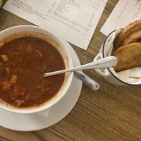 Italian tomato soup   at Pastva in Prague