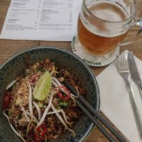 Pad thai at Pastva in Prague