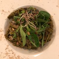 Olive tapenade tagliatelle  at Pastva in Prague