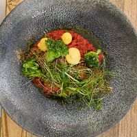 Beetroot Risotto at Pastva in Prague