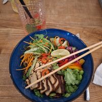Soba bowl at Pastva in Prague