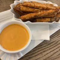 Sweet potato starter which my husband had as a side instead   at Pastva in Prague