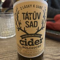 Cider   at Pastva in Prague