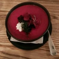 creamy borsch at Pastva in Prague