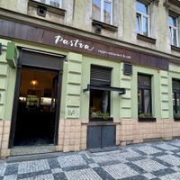 Facade  at Pastva in Prague