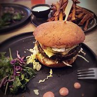 Best burger i ever had! at Pastva in Prague