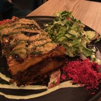 Lasagna at Pastva in Prague