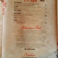 menu 3 at Montezuma's in Kedron