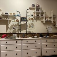 Inside  at Caj Chai Teahouse in Barcelona