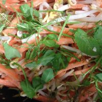 Sweet potatoe noodles at Kindly Kitchen in Boone