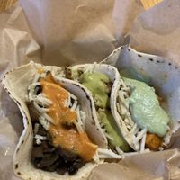 Tacos! (Mushroom, cauliflower, sweet potato)  at Chaia - Georgetown in Washington