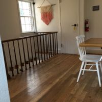 Seating by the stairs at Chaia - Georgetown in Washington