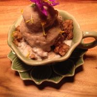 Apple crumble at Elixiba in Maroochydore