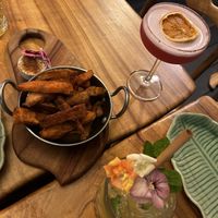 Chips and cocktails   at Elixiba in Maroochydore