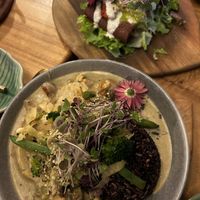 Thai curry and enchiladas   at Elixiba in Maroochydore