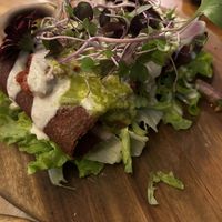 Raw enchiladas   at Elixiba in Maroochydore