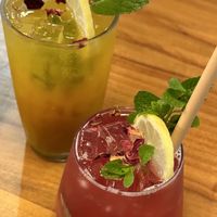 Ingwer und Happiness Drink  at Elixiba in Maroochydore