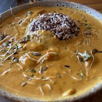 The “Enchanted Thai Curry” … just as deliciously spiced and perfectly creamy as I remembered. Has to be my most favourite menu itemm #Veganuary at Elixiba in Maroochydore
