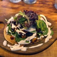 Breakfast flatbread  at Elixiba in Maroochydore