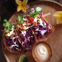 ms Jackson tacos  at Pels Supershop in Tibubeneng