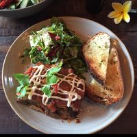 lasagna  at Pels Supershop in Tibubeneng