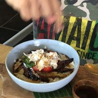 Porridge at Pels Supershop in Tibubeneng