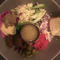 Falafel salad at Pels Supershop in Tibubeneng