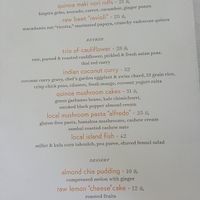 Wellness Menu at Ferraro's Bar e Ristorante - Four Seasons Resort in Wailea