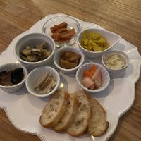 Antipasti plate at Kiboko in Tokyo