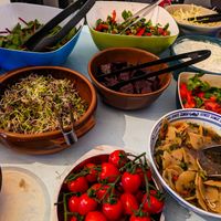 Part of today's buffet at Crunch Kantine at Crunch Kantine in Berlin