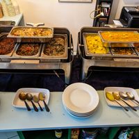 Part of today's buffet at Crunch Kantine at Crunch Kantine in Berlin