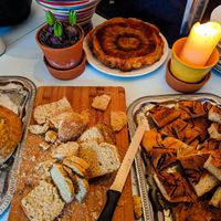 Part of today's buffet at Crunch Kantine at Crunch Kantine in Berlin