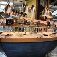 The buffet at Tibits in Luzern