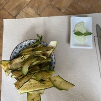 zucchini fries at Ecru in Rome