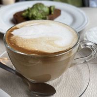 Cappuccino with almond milk   at Ecru in Rome