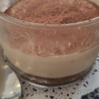 Tiramisu at Ecru in Rome