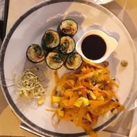 Raw sushi at Ecru in Rome