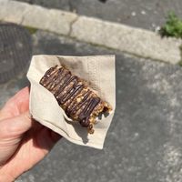 Peanut butter chocolate bar (meh)  at Ecru in Rome
