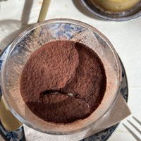 Tiramisu with a bite started  at Ecru in Rome